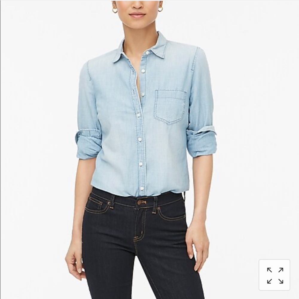 EUC J. Crew denim shirt
